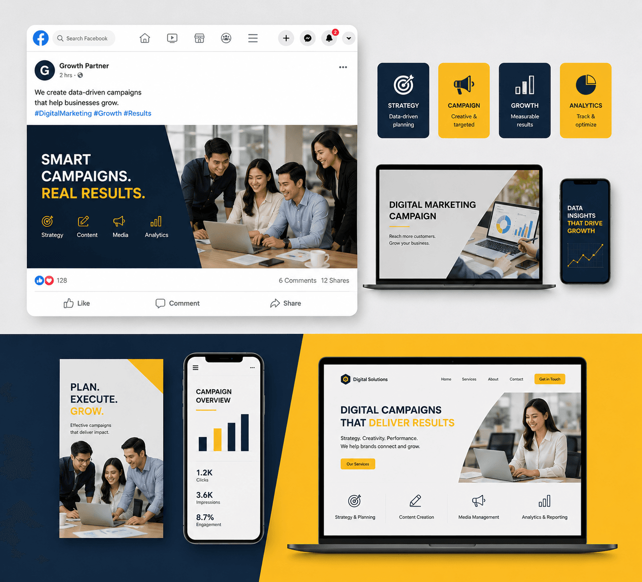 Digital Marketing Campaign - Multi-channel communication campaign for a fashion brand.